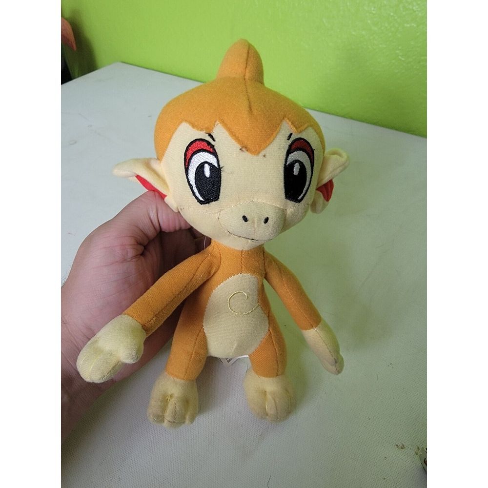 2016 Nintendo Pokemon 9" Chimchar Fire Monkey Stuffed Plush Animal Toy